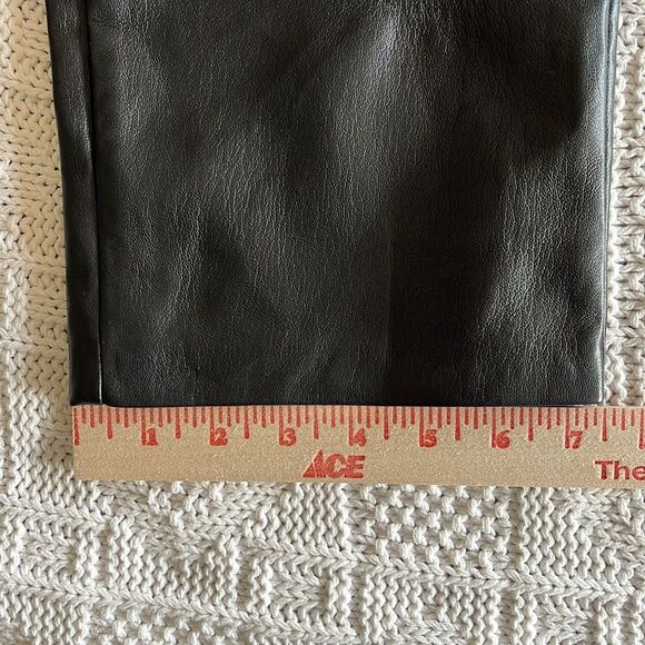 Wilfred The Melina™ High-rise Pant Sz 8 Black Straight Leg Vegan Leather - Picture 11 of 12
